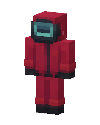 Red Robot Boy skin, 3D preview