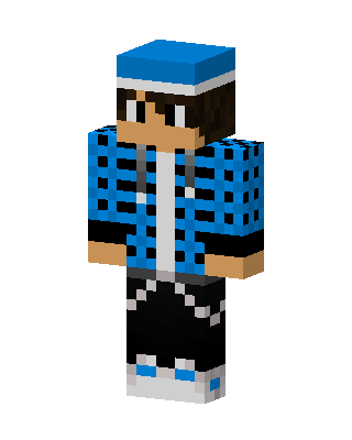 Blue Player Boy Minecraft blue skin
