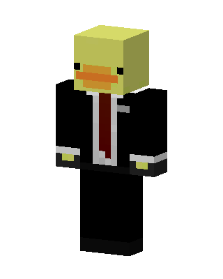 Duck In Suit skin, 3D preview