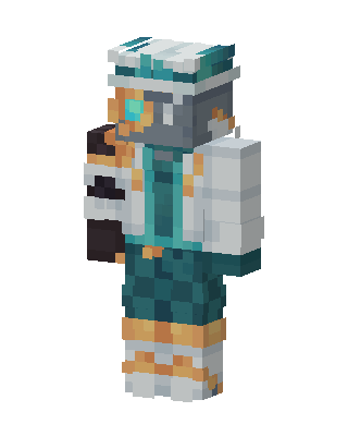 Teal Tinkerer skin, 3D preview