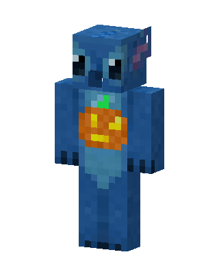 Stitch Pumpkin Minecraft skin