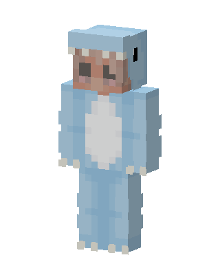 Blue Mob skin, 3D preview