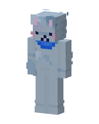 Blue Mouse skin, 3D preview
