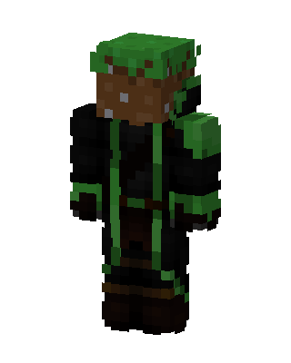 Mossy Dirt Wanderer Minecraft skin