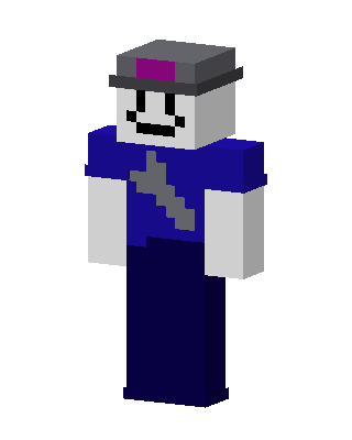 Bowler Hat Smiley skin, 3D preview