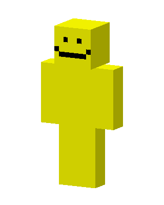 Smiley Guy skin, 3D preview