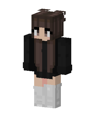 Cozy Hoodie Girl Minecraft skin