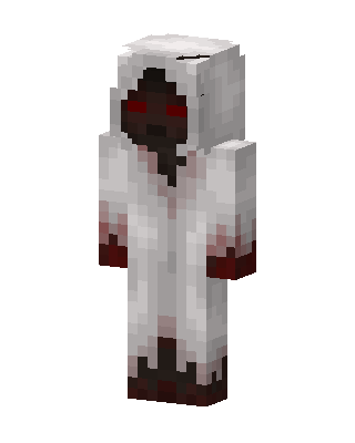 White Hoodie skin, 3D preview