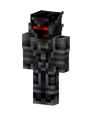 Black Fighter Boy skin, 3D preview