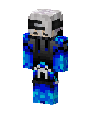 Blue Robot Boy skin, 3D preview