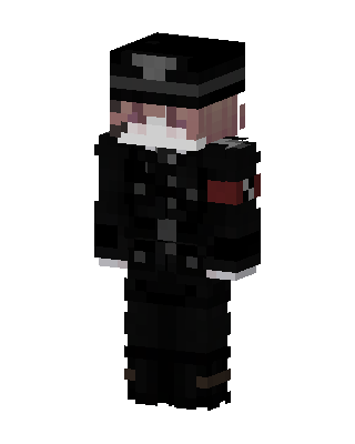 Black Uniform Officer Minecraft skin