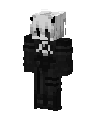 Black Ninja Boy skin, 3D preview