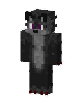 Shadow Wolf skin, 3D preview