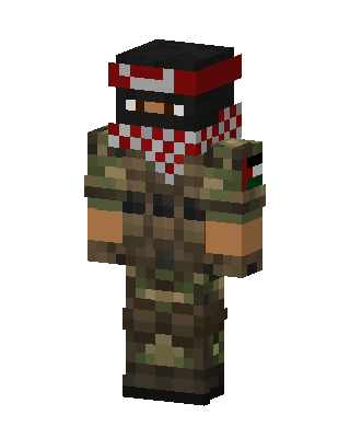 Camo Soldier Minecraft skin