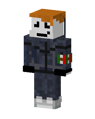 Ginger Soldier skin, 3D preview