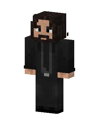 Bearded Man In skin, 3D preview