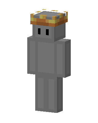 Gray King Minecraft skin