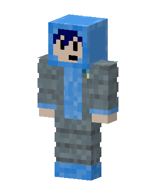 Blue Knight Boy skin, 3D preview