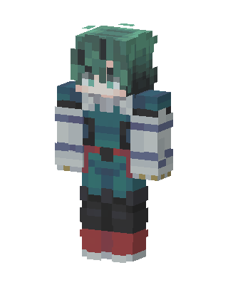Teal Hero Boy Minecraft skin
