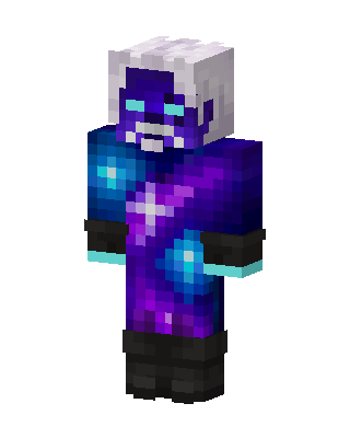 Galaxy Mage skin, 3D preview