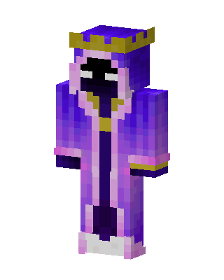 Purple Royal Mage skin, 3D preview
