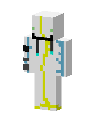 Neon Hazmat skin, 3D preview
