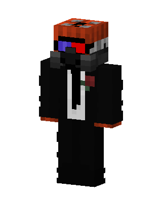 Tuxedo TNT Head skin, 3D preview