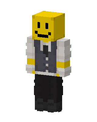 Yellow Player Boy skin, 3D preview