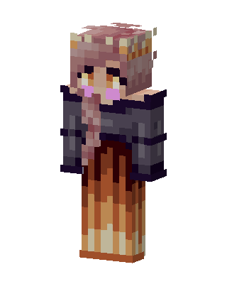 Ember Princess skin, 3D preview