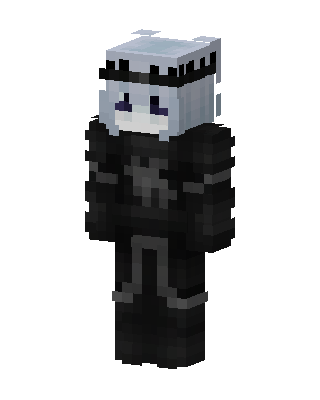 Black Villain skin, 3D preview