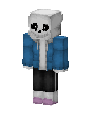 White Skeleton Minecraft skin
