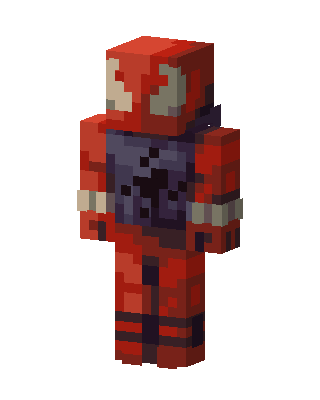 Red Fighter Boy skin, 3D preview