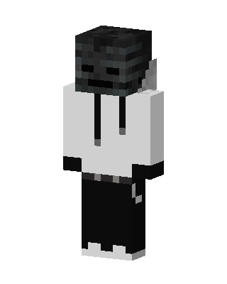Wither Skeleton Hoodie Minecraft skin
