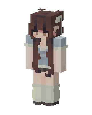 Cozy Bear Girl skin, 3D preview