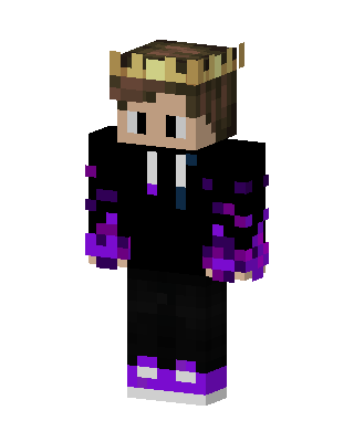 Purple Flame Prince skin, 3D preview