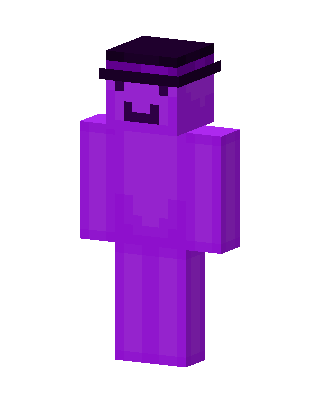 Purple Guy Hat Minecraft skin