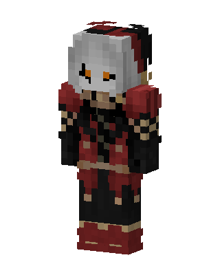 Crimson Jester skin, 3D preview