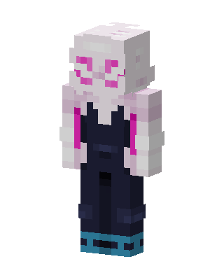 Spider-Gwen skin, 3D preview