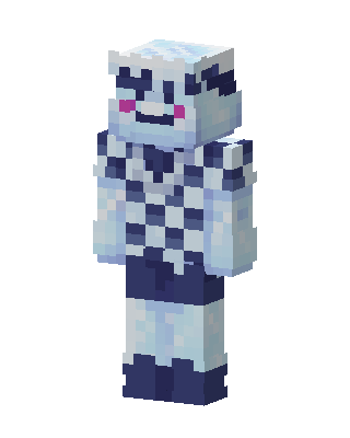 White Mob skin, 3D preview
