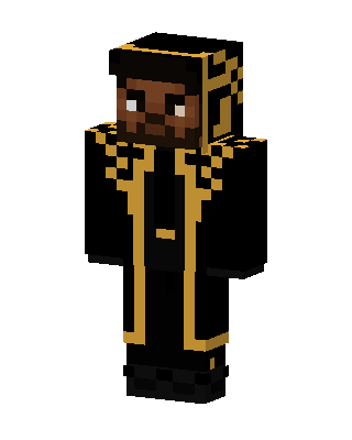 Golden Sorcerer skin, 3D preview