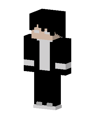 Black Suit Boy skin, 3D preview