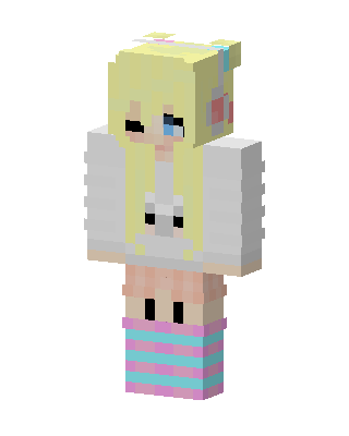 Pastel Sleepover skin, 3D preview