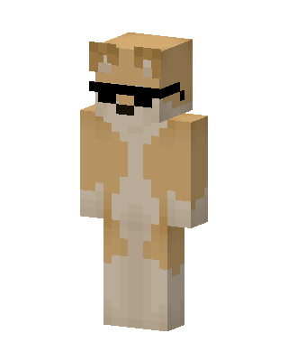 Cool Doge skin, 3D preview