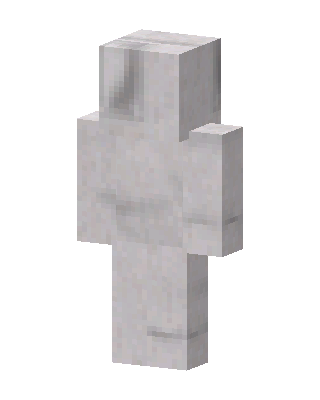 Blank White skin, 3D preview