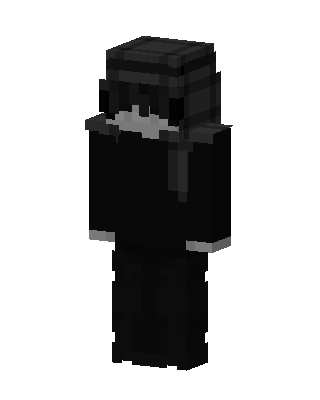 Shadow Hoodie skin, 3D preview