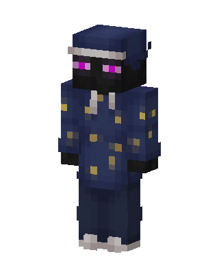 Sleepy Enderman skin, 3D preview