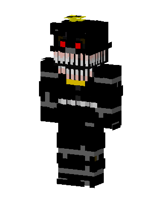 Black Villain Boy Minecraft goth skin