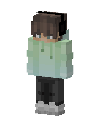 Mint Hoodie Boy Minecraft skin