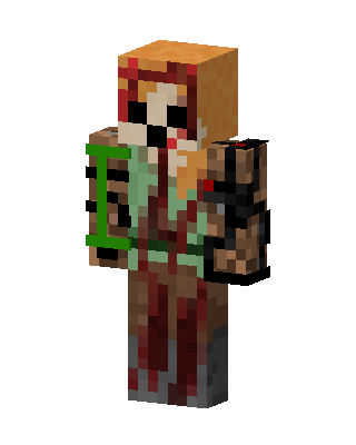 Brown Hero Girl Minecraft skin