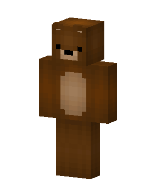 Teddy Bear skin, 3D preview